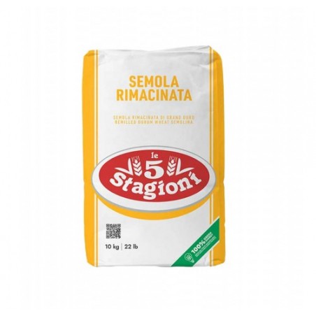 FARINA AGUGIARO SEMOLA RIMACINATA  KG.10