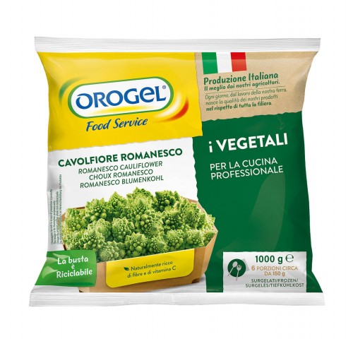 CAVOLFIORE ROMANESCO OROGEL       KG.1X6