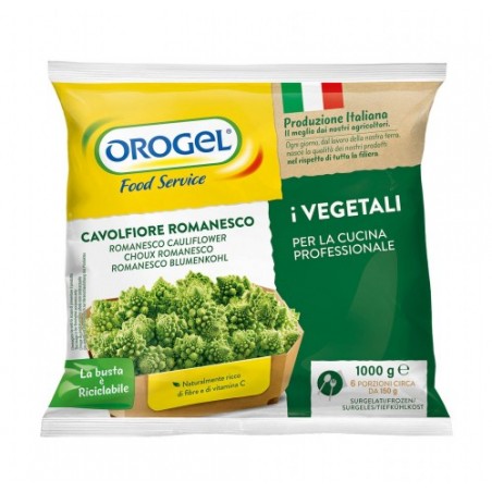 CAVOLFIORE ROMANESCO OROGEL       KG.1X6