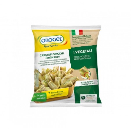 CARCIOFI SPICCHI OROGEL   KG.2,5X2