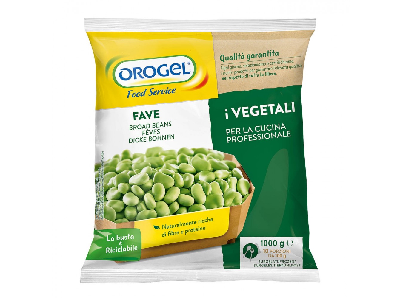 FAVE VEGETALI OROGEL              KG.1X6