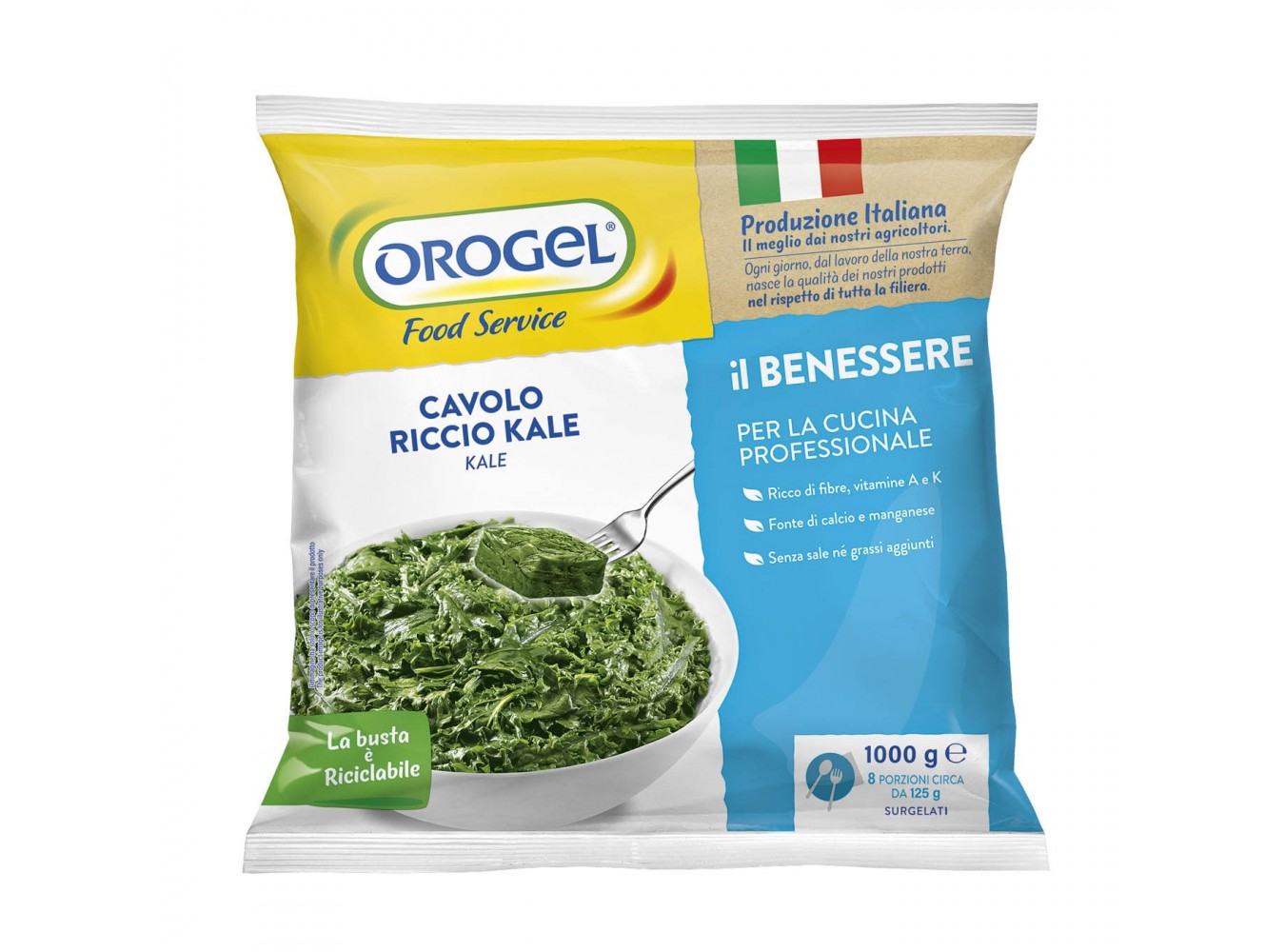 CAVOLO RICCIO KALE OROGEL         KG.1X6