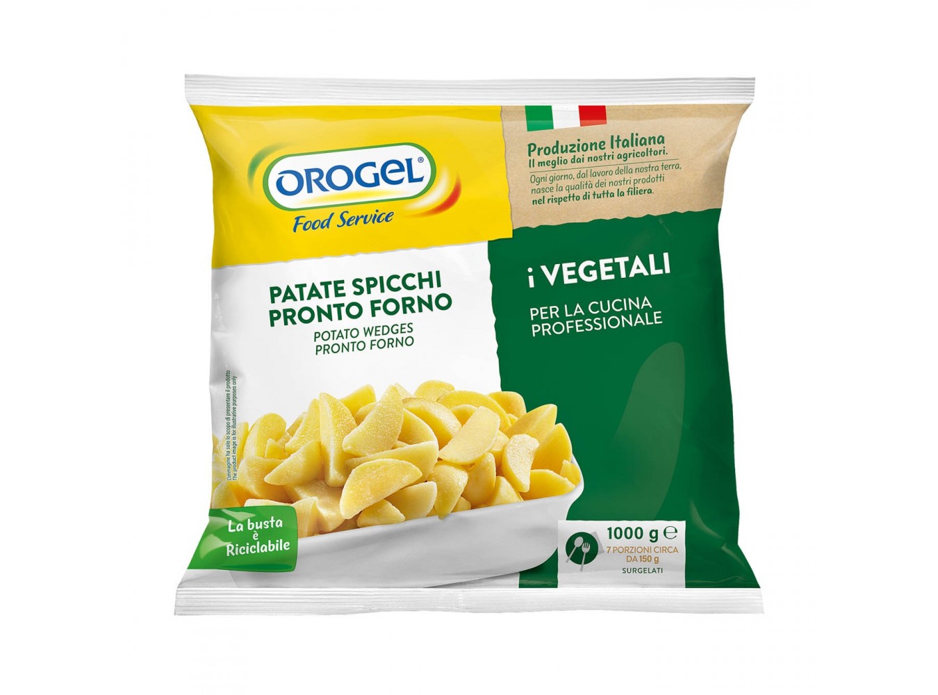 PATATE SPICCHI PRONTOFORNO OROGEL KG.1X6