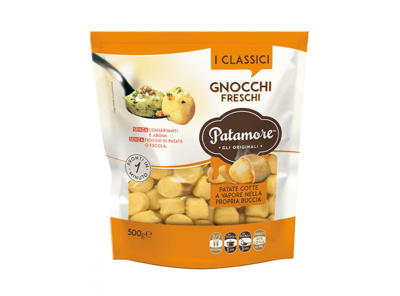 GNOCCHI PATATE PATAMORE         GR.500X6