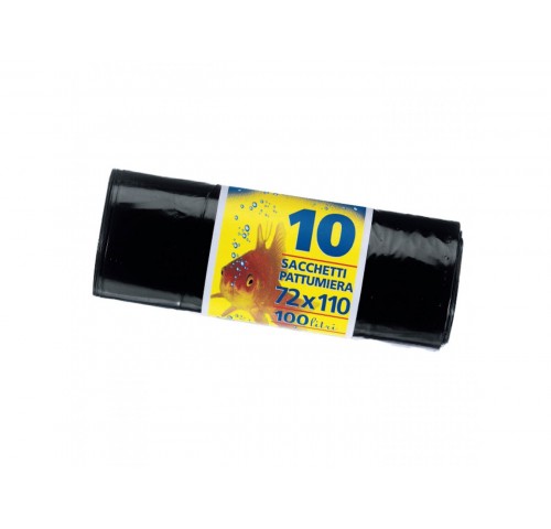 SACCHI IMM.NERO 70X110          PZ.10X24