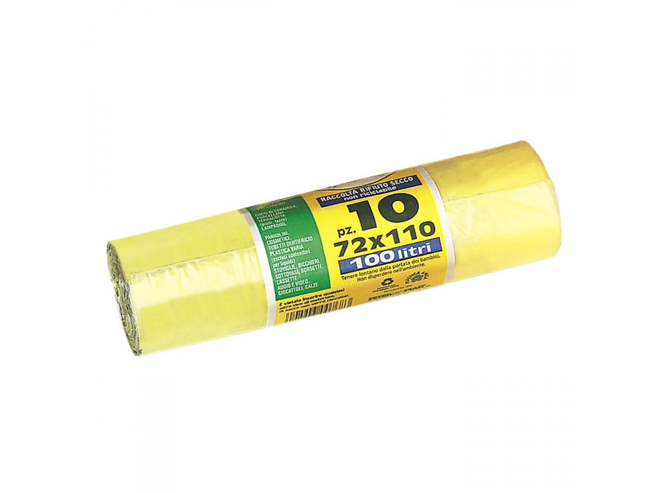 SACCHI IMM.GIALLO 70X110        PZ.10X24
