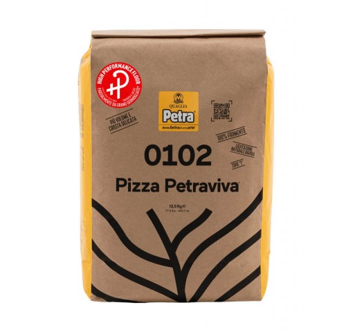 FARINA PETRAVIVA PIZZA 0102 HP   KG.12,5