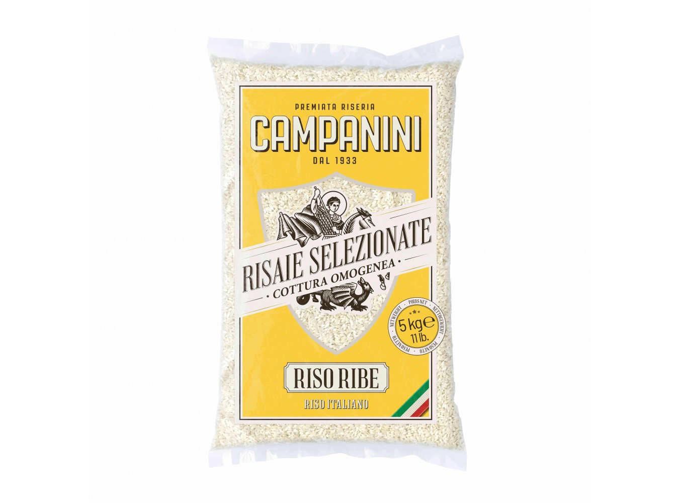 RISO FINO RIBE BIANCO CAMPANINI   KG.5X4