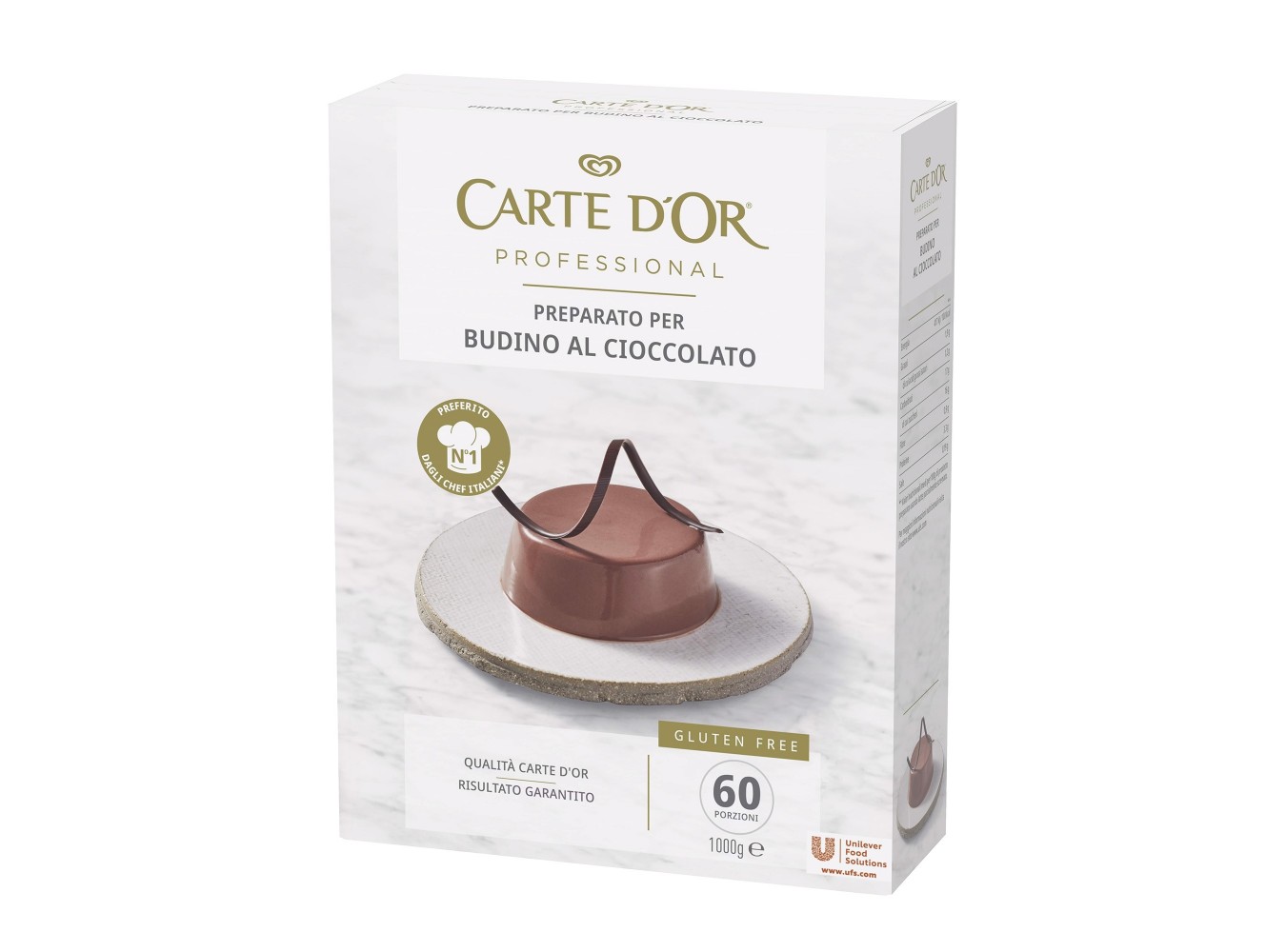 BUDINO CIOCCOLATO CARTE D'OR      KG.1X6