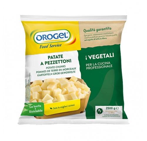 PATATE A PEZZETTONI BIO OROGEL  KG.2.5X4