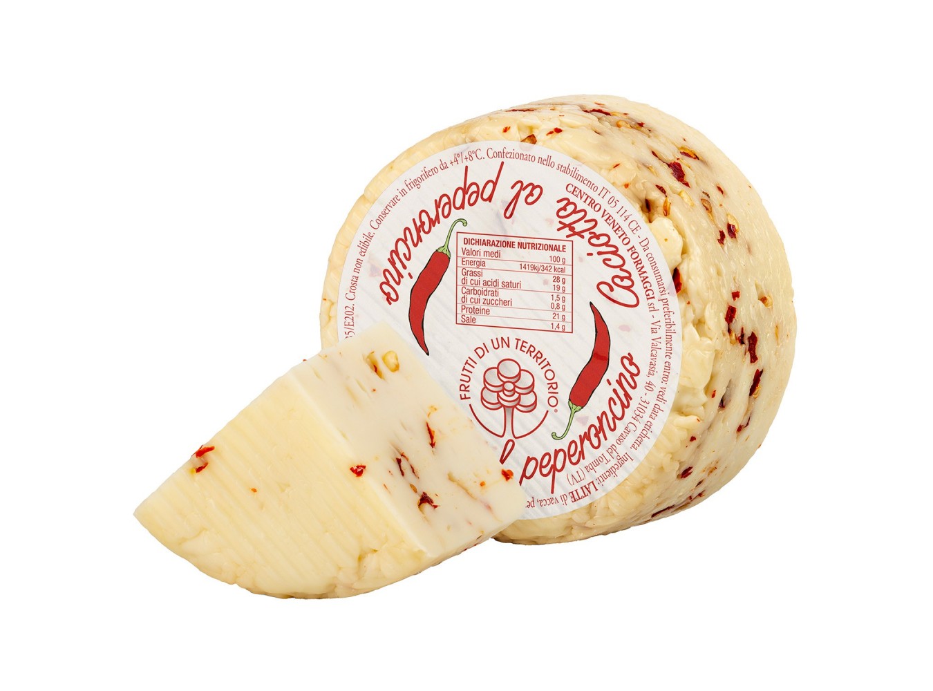 CACIOTTA AL PEPERONCINO        GR.300X12