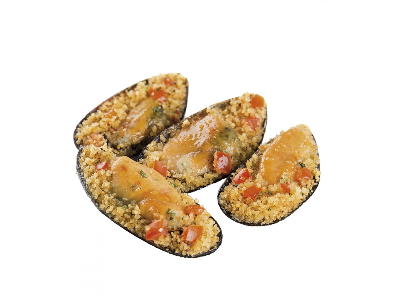 COZZE GRAT. CON PANE POMODORO    PZ4X1KG