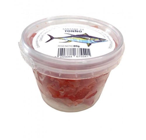 TARTARE DI TONNO PINNE GIALLE PZ10X80GR