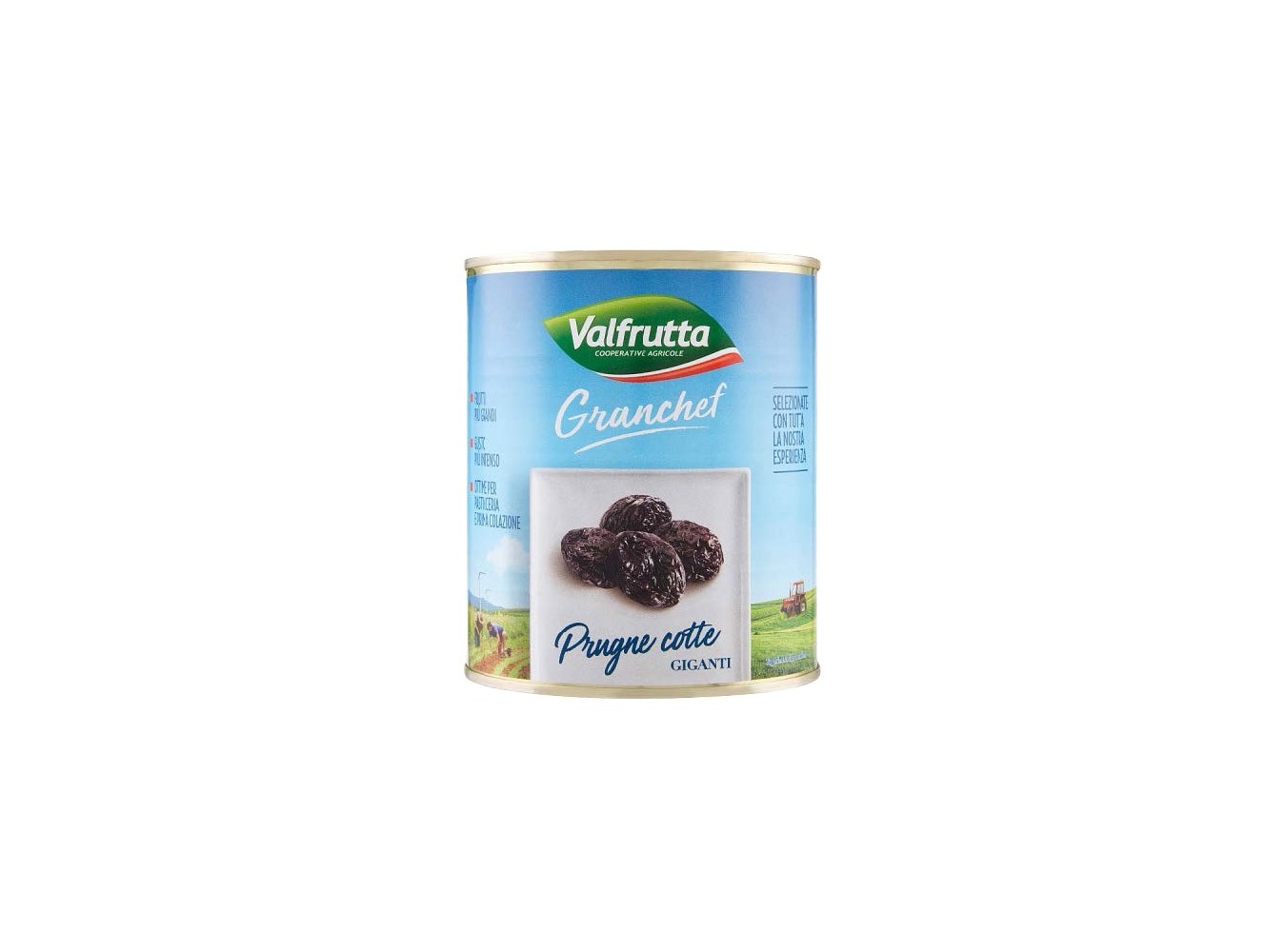 PRUGNE SCIROPPATE VALFRUTTA     GR.850X6